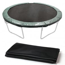 5.5" Springs Trampoline Replacement Jumping Mat fits 14' Round Frames with 72 V-Rings Using   
